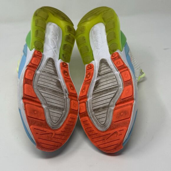 Nike Air Max 270 GS Shoes Sneakers Womens 8.5 Blue Barely Volt CJ9940-400 - Picture 13 of 16